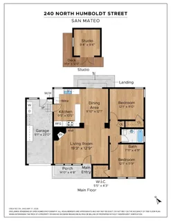 $1,180,000 | 240 North Humboldt Street, San Mateo, CA 94401