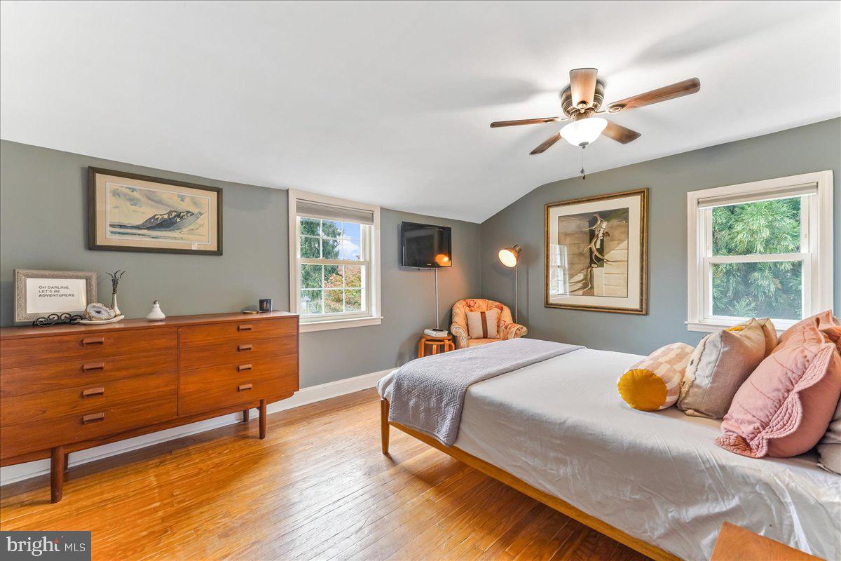 42 Preston Road Media, PA 19063 - Photo 20 of 35 a bedroom with a bed and wooden floor
