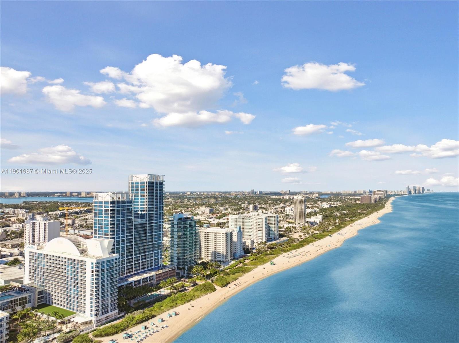 6899 Collins Avenue, Unit 702 Miami Beach, FL 33141 - Photo 40 of 47 a view of city and ocean