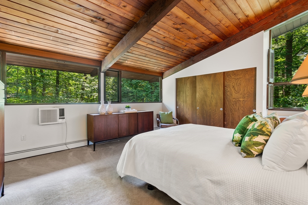 35 Sedgemeadow Road Wayland, MA 01778 - Photo 20 of 29 a bedroom with furniture and large windows