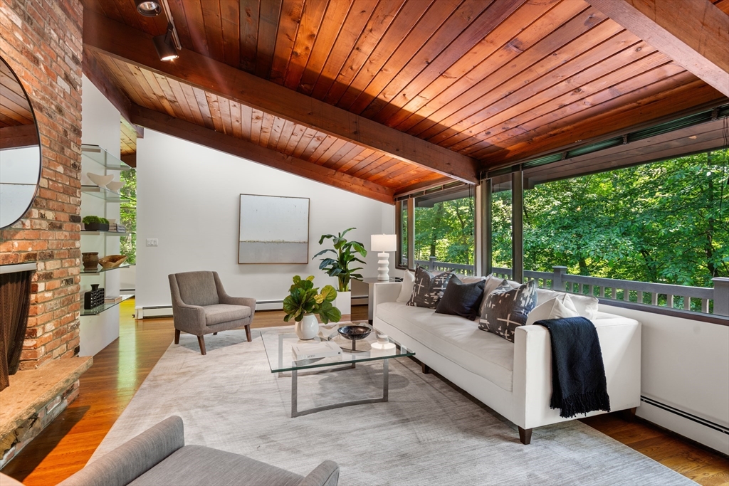 35 Sedgemeadow Road Wayland, MA 01778 - Photo 6 of 29 a outdoor living space with furniture and garden view