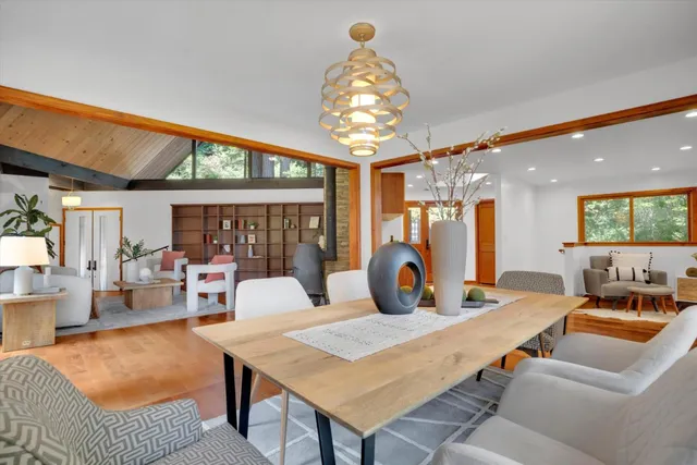 a kitchen with stainless steel appliances a refrigerator and a sink