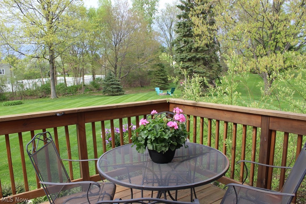 2775 Middleton Road Hudson, OH 44236 - Photo 27 of 31 The deck provides an ideal spot for dining al fresco...or simply sipping your morning coffee!