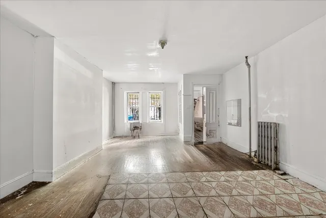 a view of a bathroom with a bathroom