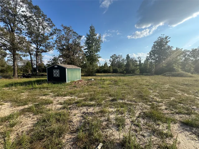 a view of street from a balcony