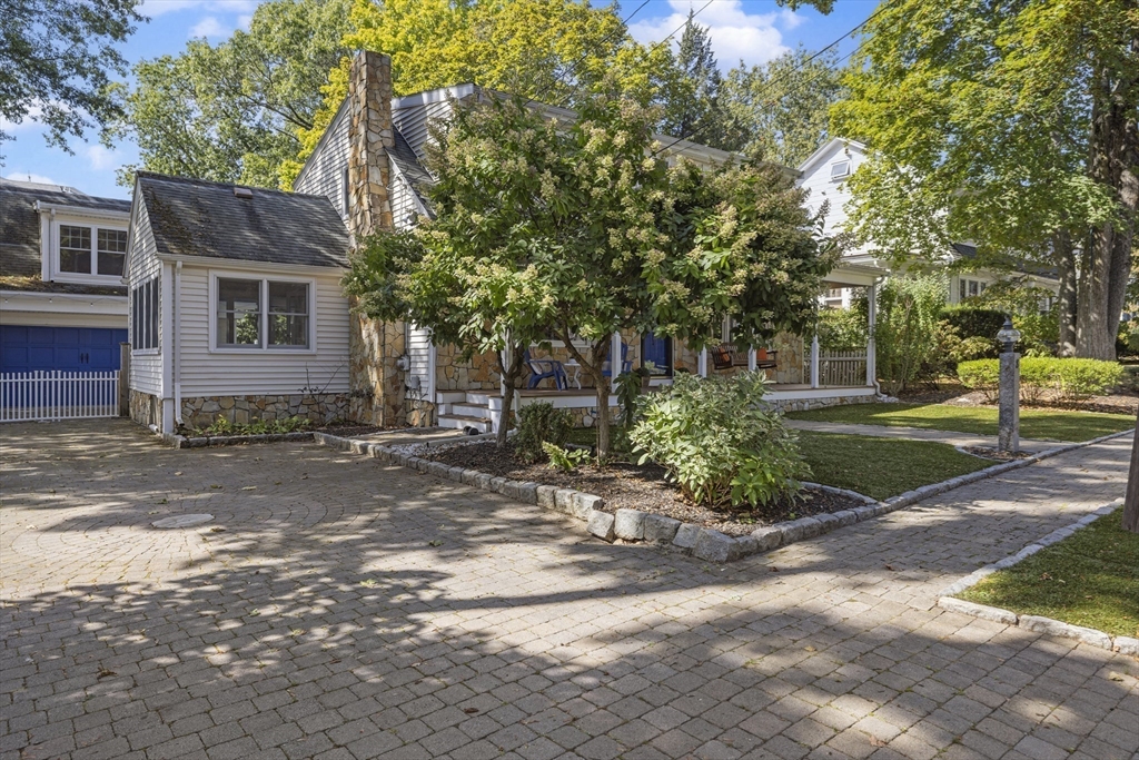 8 Hatch Road Medford, MA 02155 - Photo 41 of 42 a front view of a house with garden