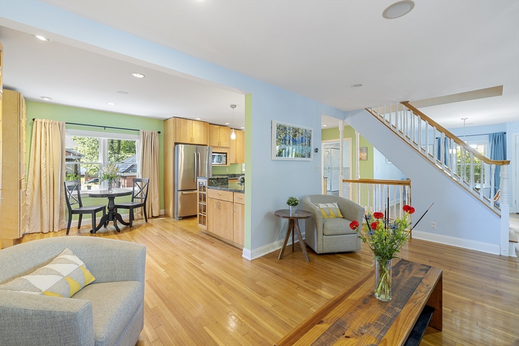 8 Hatch Road Medford, MA 02155 - Photo 10 of 42 a living room with furniture flowerpot and wooden floor