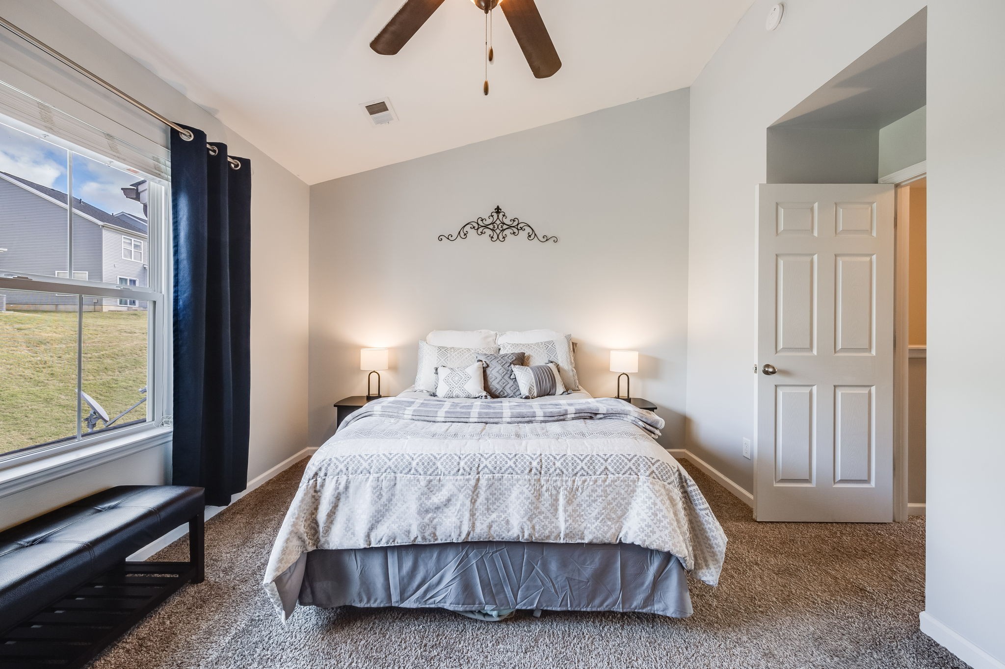 1382 Rural Hill Road, Unit 329 Antioch, TN 37013 - Photo 14 of 30 Primary suite has a vaulted ceiling and is spacious and bright. This space has fresh paint!