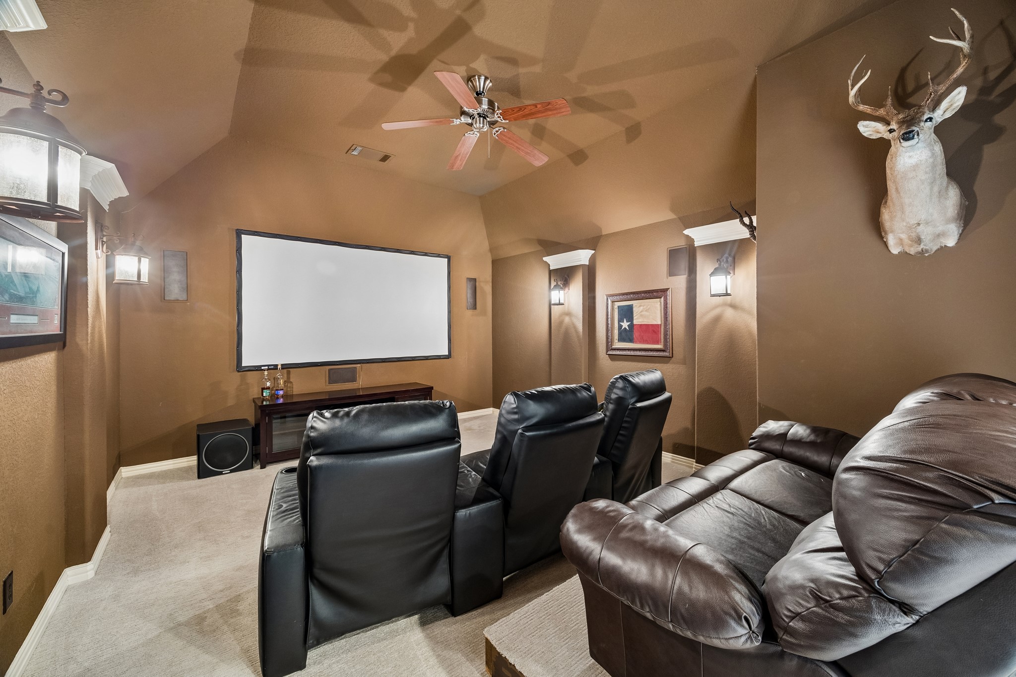 12523 Cedar Key Trail Humble, TX 77346 - Photo 24 of 33 a living room with furniture and a flat screen tv