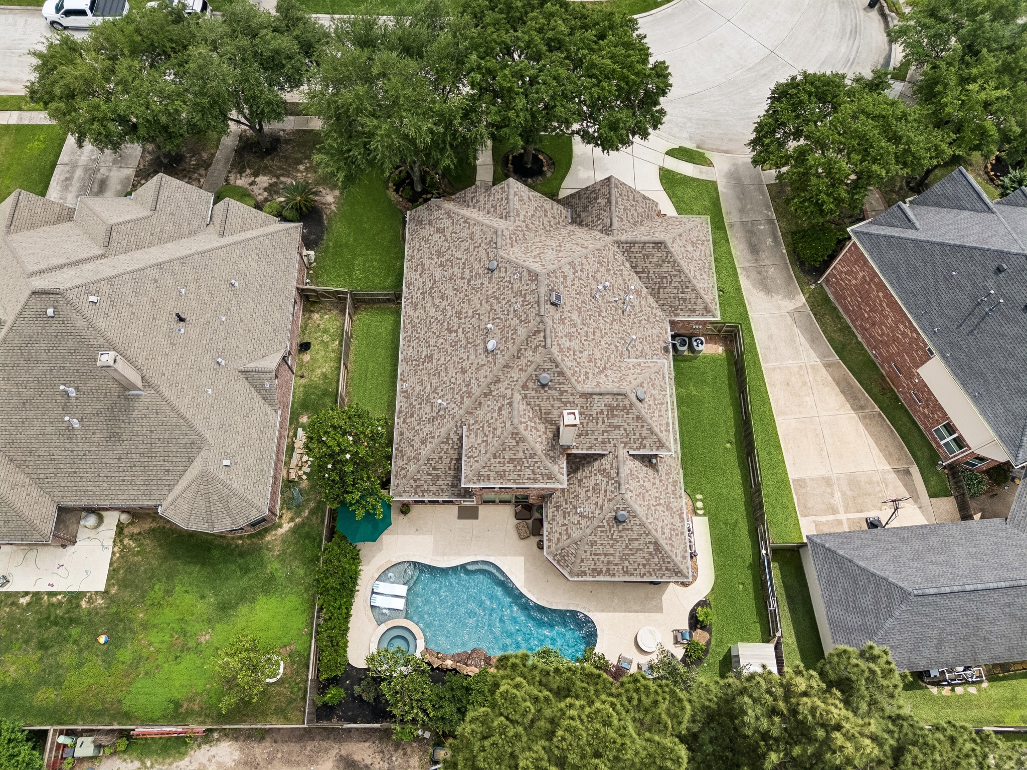 12523 Cedar Key Trail Humble, TX 77346 - Photo 32 of 33 an aerial view of a house with outdoor space
