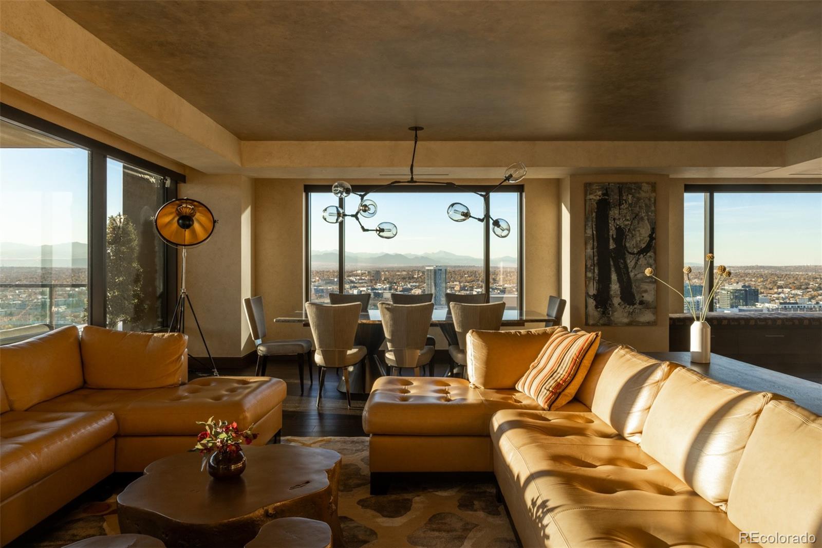 1133 14th Street, Unit 2900 Denver, CO 80202 - Photo 3 of 48 a living room with furniture and a large window