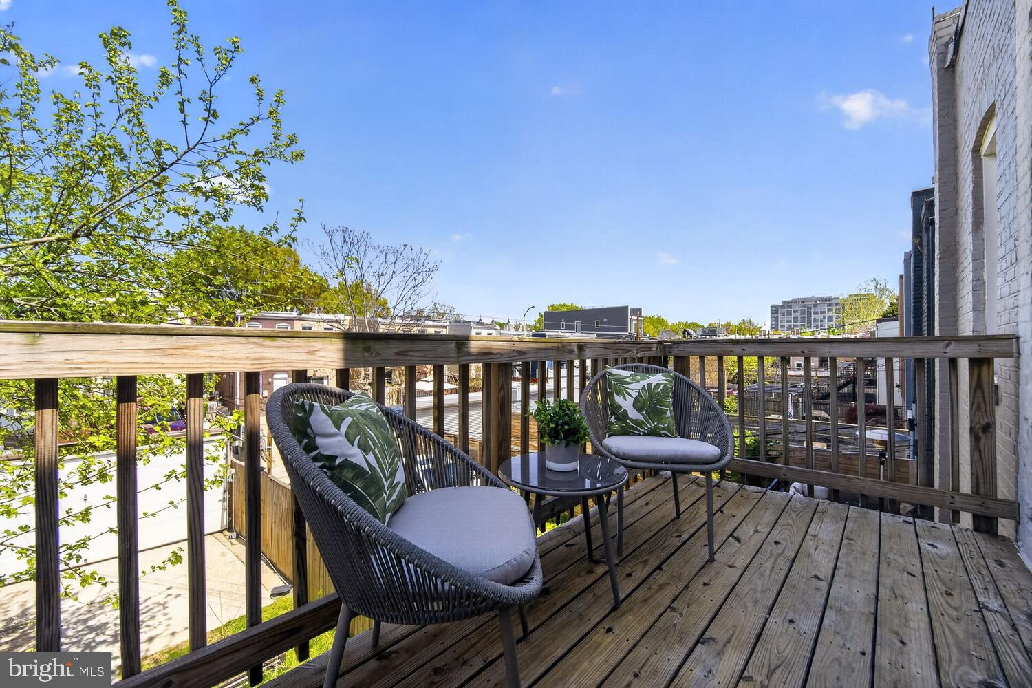 131 P Street Northwest Washington, DC 20001 - Photo 24 of 24 Charming balcony with serene views.