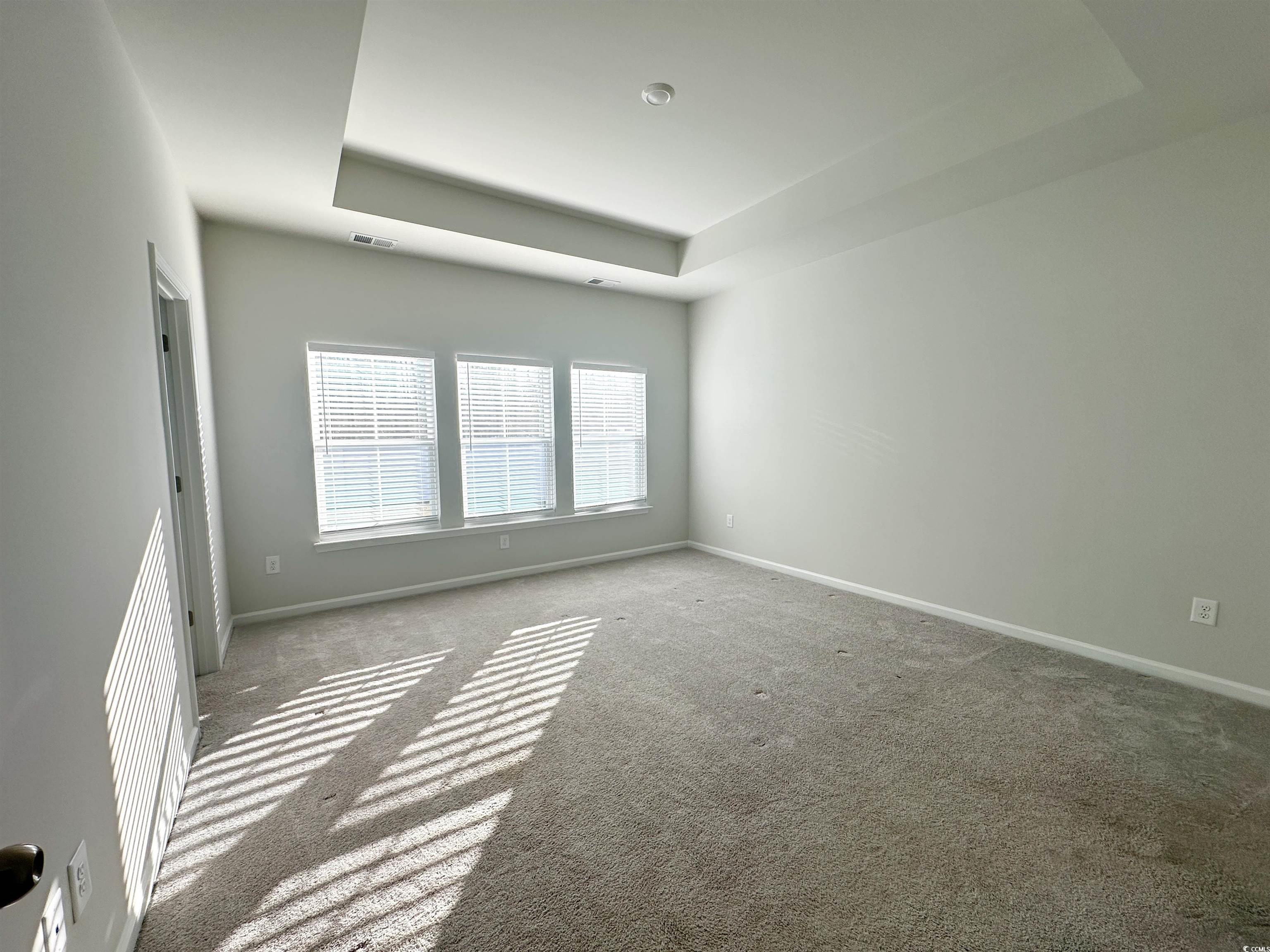 285 Augusta Grn Way Myrtle Beach, SC 29579 - Photo 14 of 28 Spare room with a raised ceiling and carpet flooring