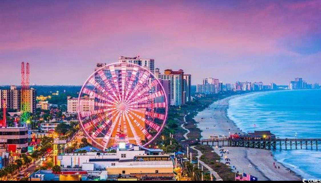 285 Augusta Grn Way Myrtle Beach, SC 29579 - Photo 28 of 28 View of city skyline with expansive beach