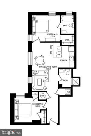 $2,800 | 816 Potomac Avenue Southeast, Unit 202, Washington, DC 20003