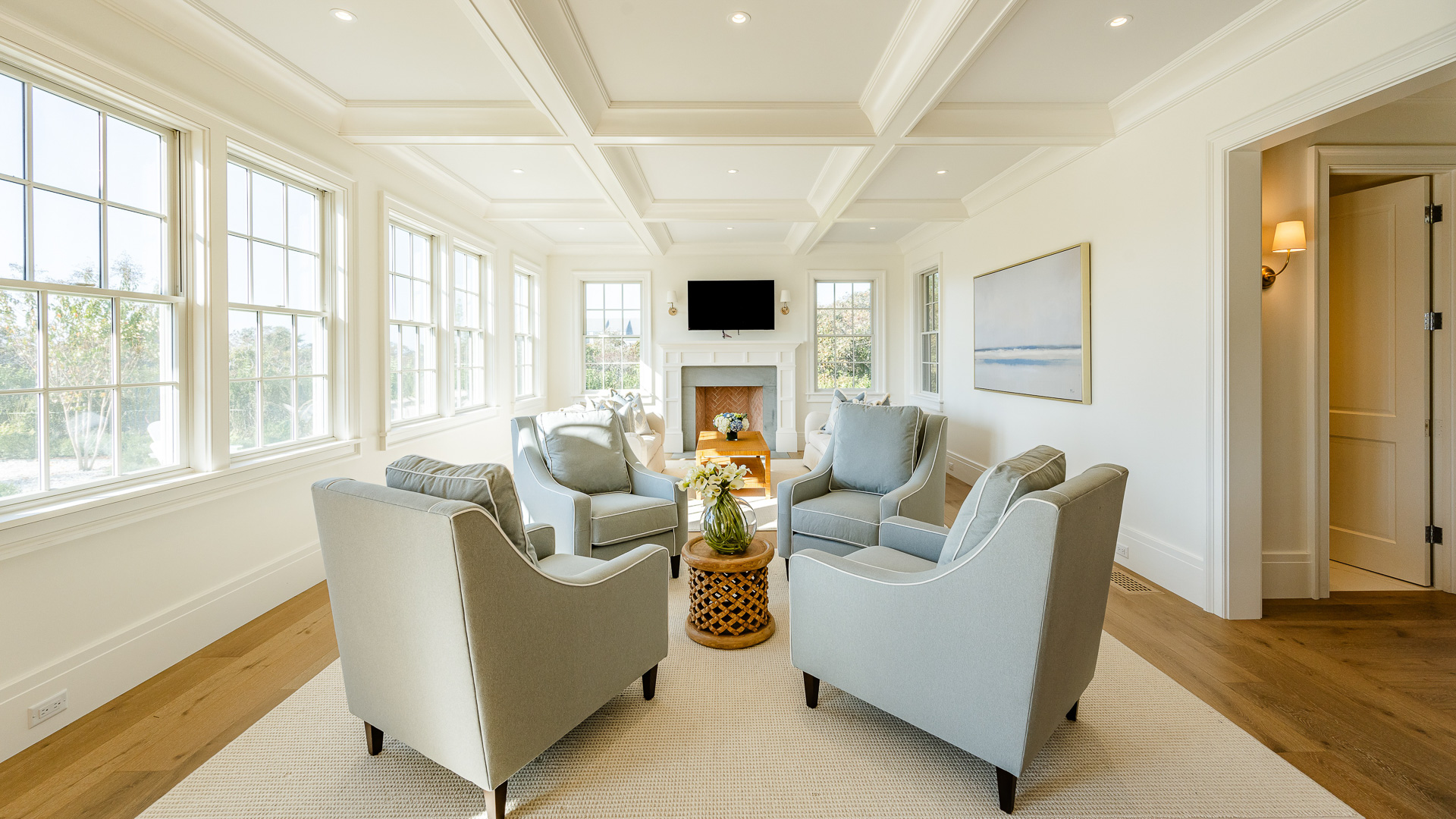 3 Westerwick Drive Nantucket, MA 02554 - Photo 14 of 49 a living room with furniture and a flat screen tv
