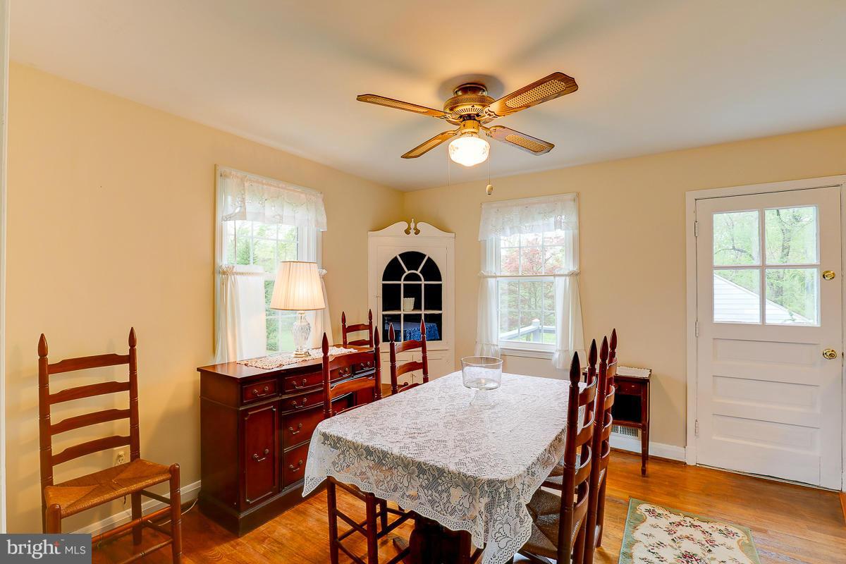1022 Windsor Road Pikesville, MD 21208 - Photo 7 of 30 Dining Room with ceiling fan.