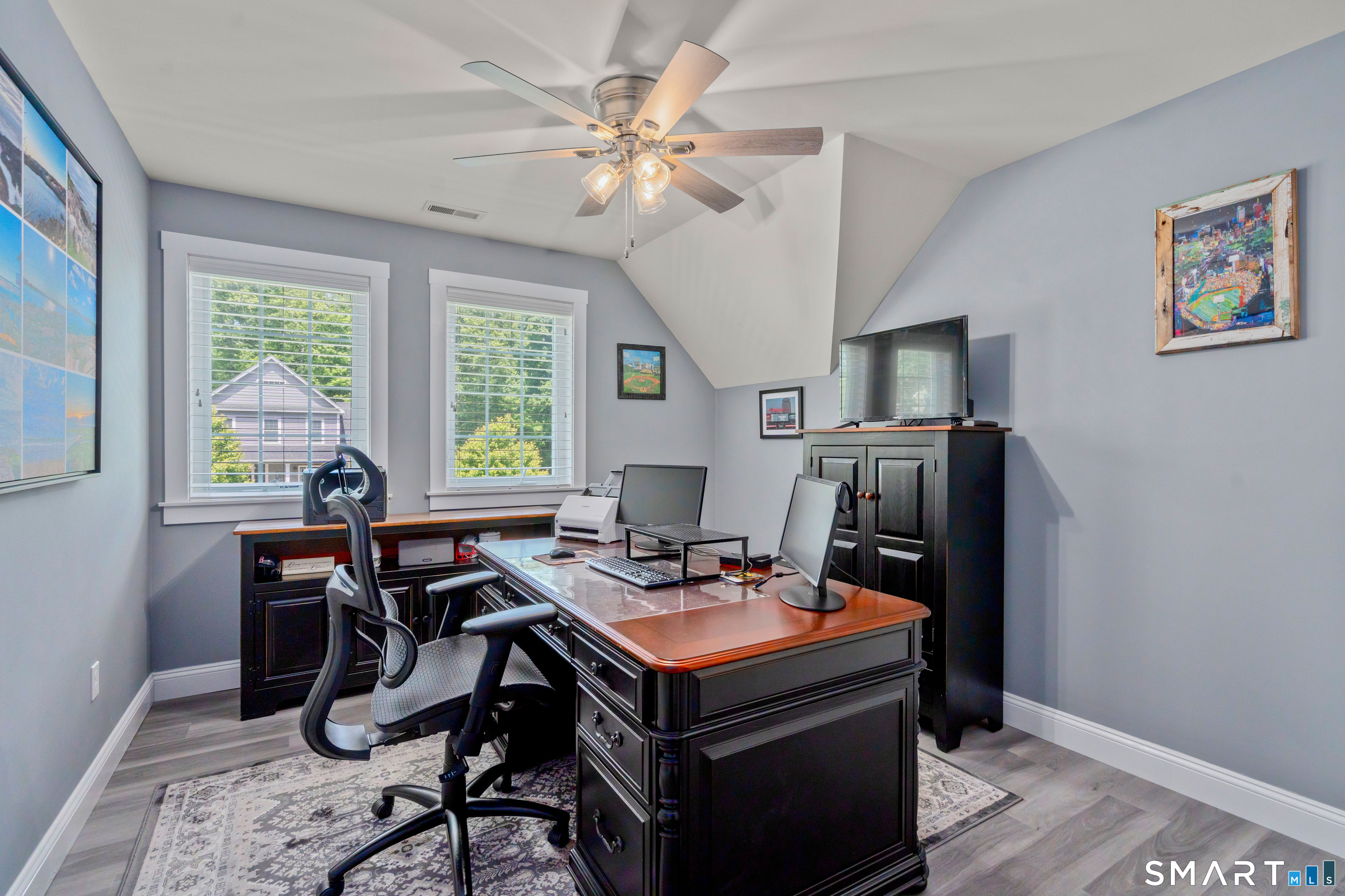 5 Limric Lane Suffield, CT 06078 - Photo 25 of 36 a view of a workspace with furniture and a window