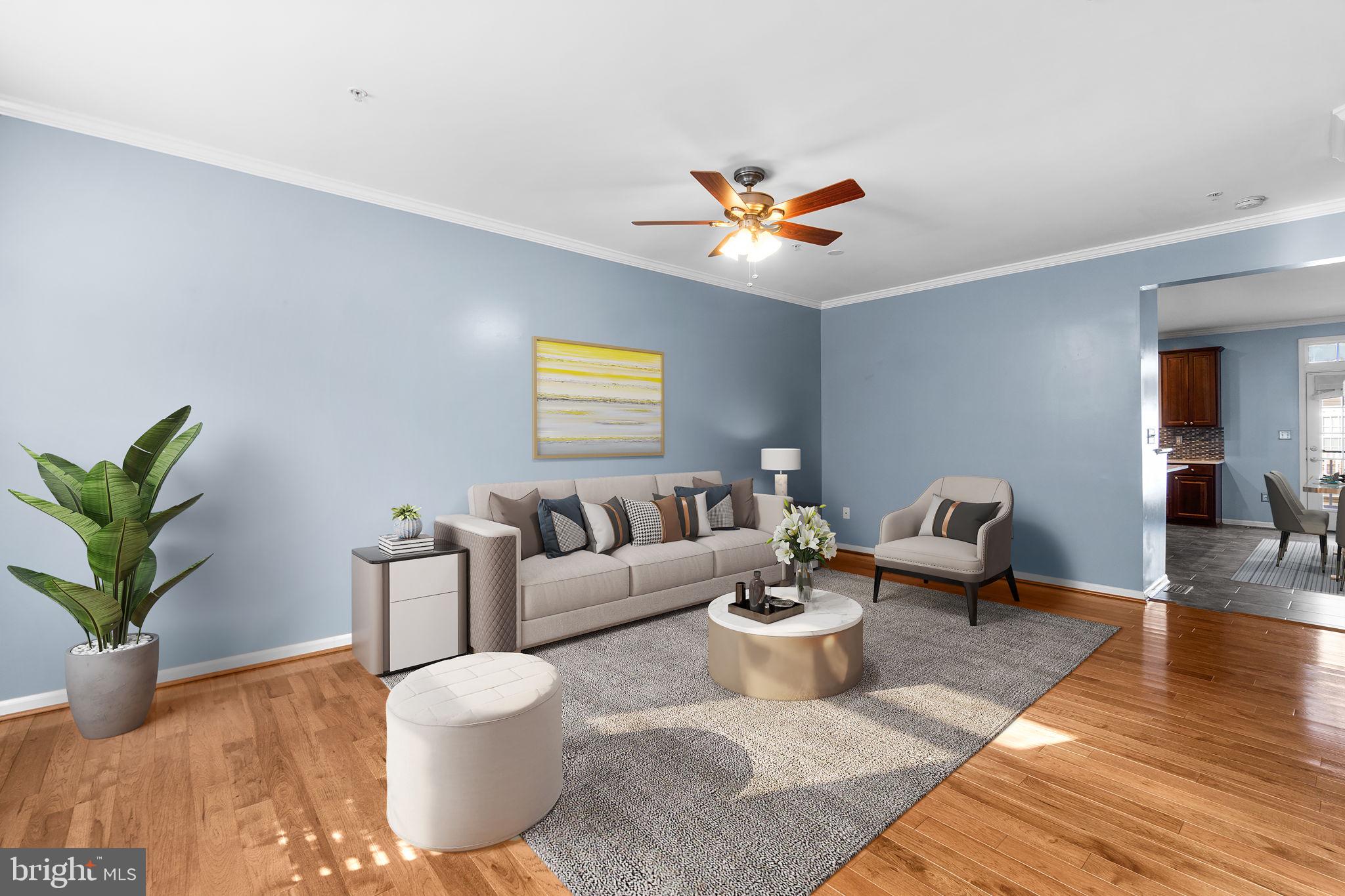 4814 Portsmouth Road, Unit 31 Ellicott City, MD 21042 - Photo 3 of 33 Virtual Staged Living Room