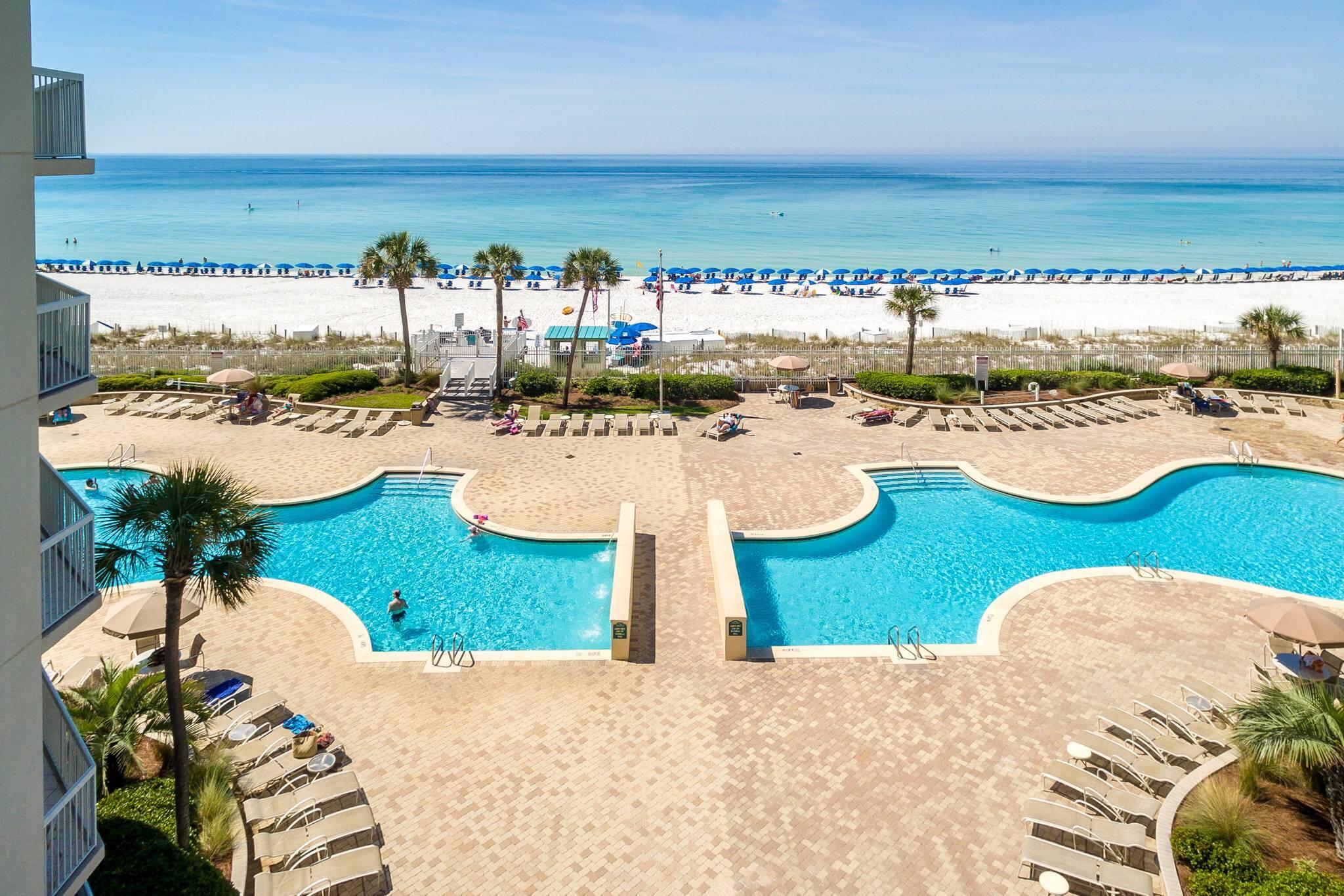 1050 Highway 98, Unit 905E Destin, FL 32541 - Photo 29 of 30 a view of a balcony with an ocean view