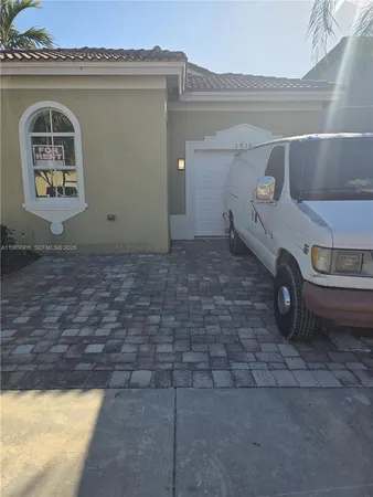 a view of a car garage door