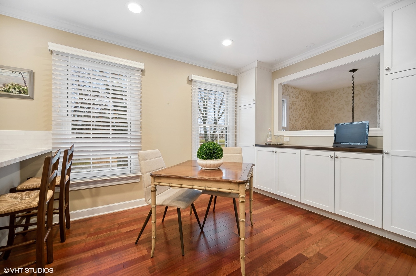 3 Landmark Street Northfield, IL 60093 - Photo 16 of 31 a view of a dining room with furniture window and wooden floor