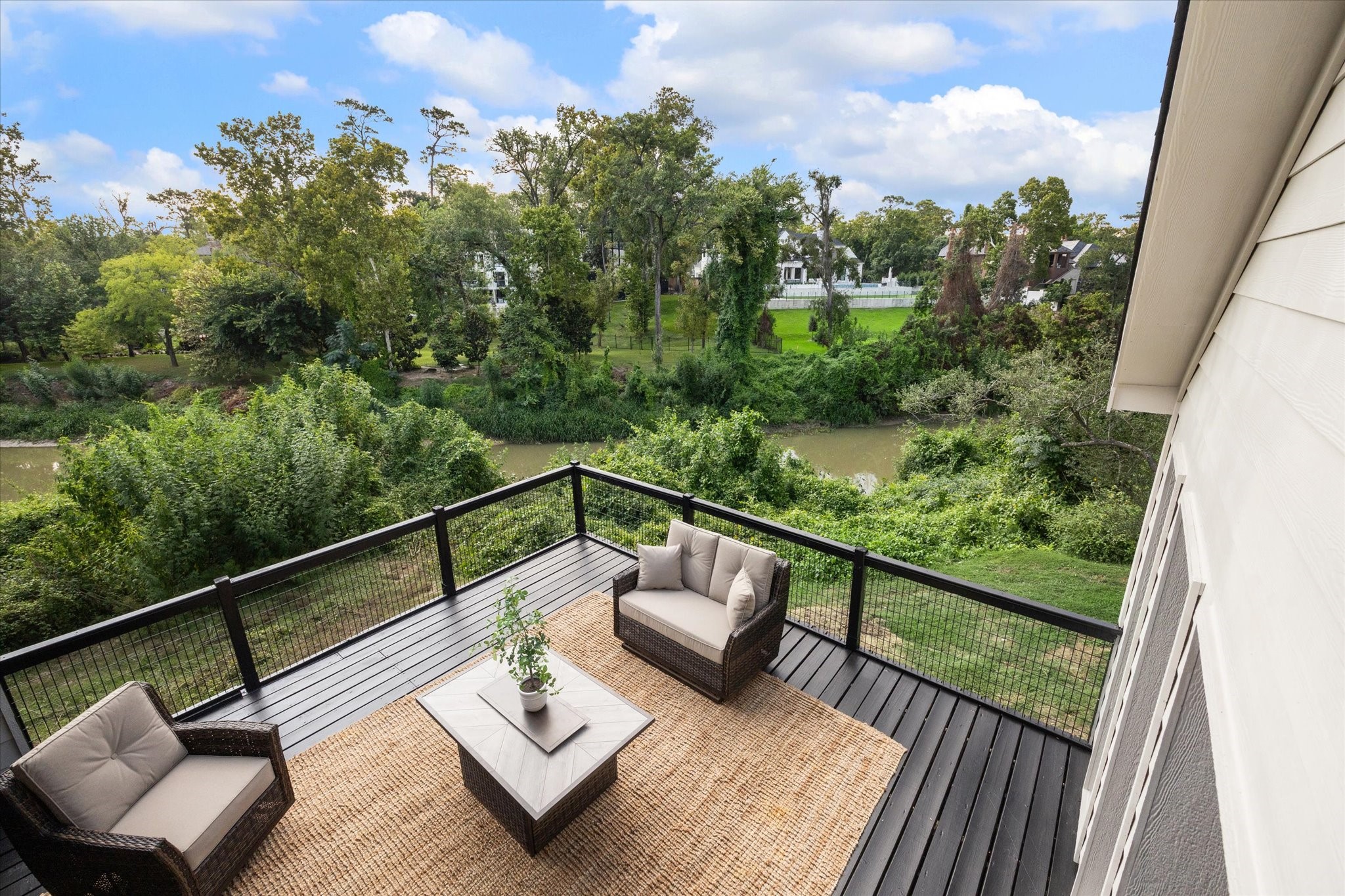 11 River Circle Houston, TX 77063 - Photo 27 of 34 a view of a two chair in the balcony
