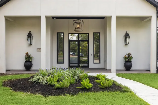 a house with a outdoor space