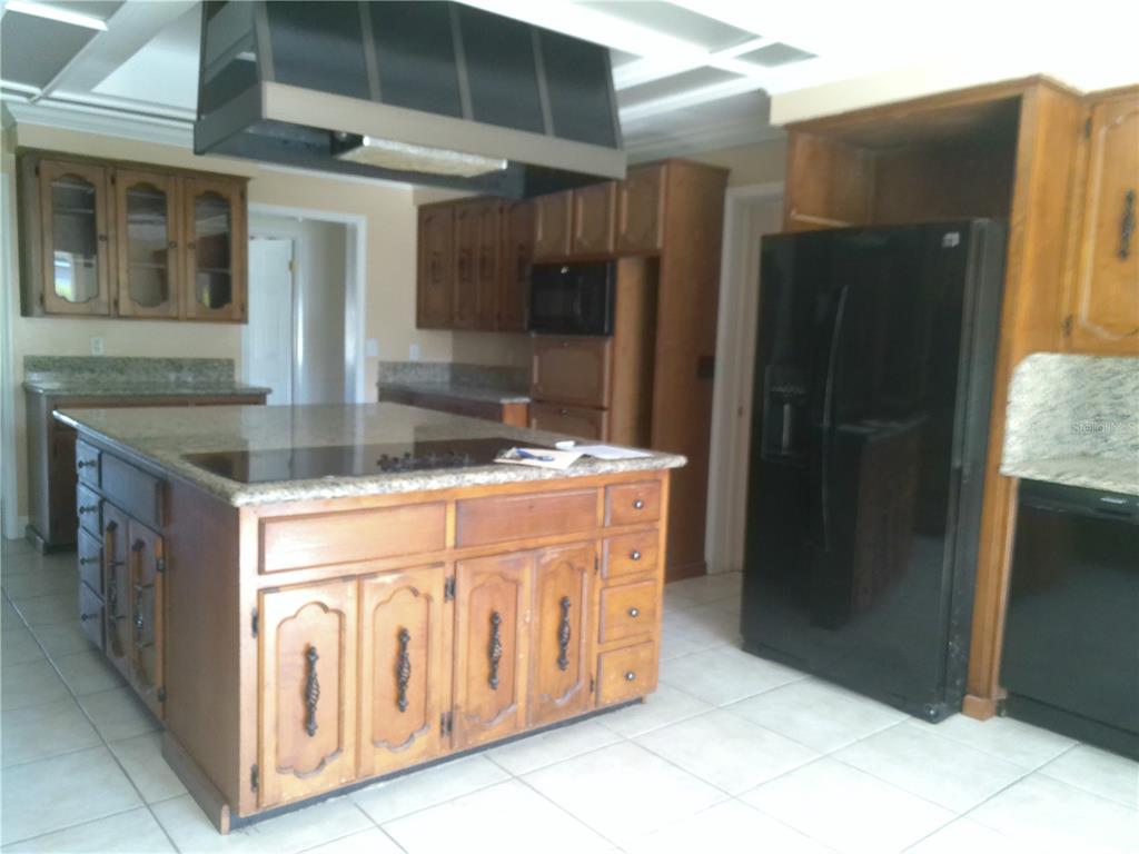 3821 East Osceola Road Geneva, FL 32732 - Photo 15 of 37 a kitchen with stainless steel appliances granite countertop a refrigerator and a sink