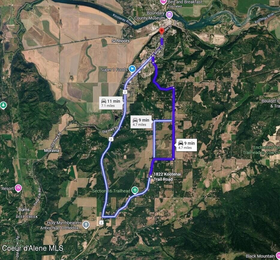 1822 Kootenai Trail Road Naples, ID 83847 - Photo 72 of 73 9 minutes to Bonners Ferry
