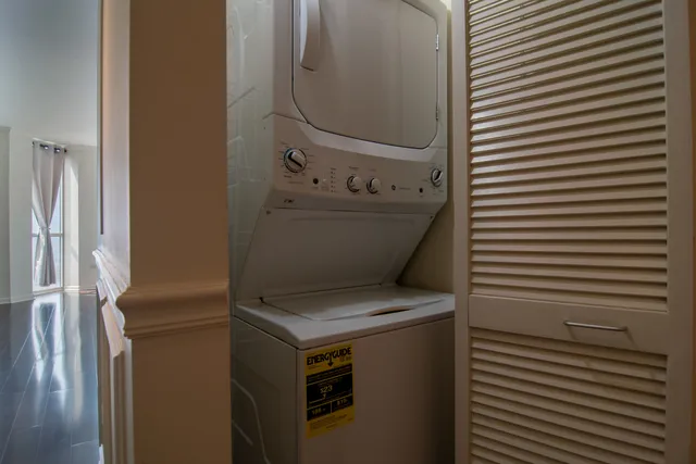 a view of washer and dryer