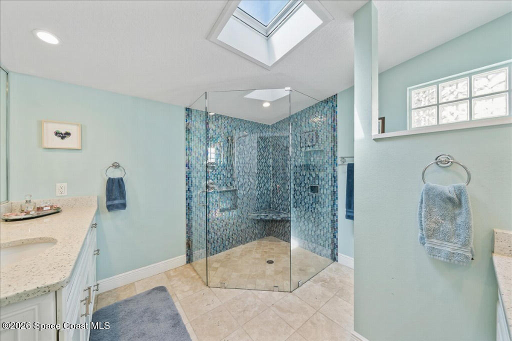 1110 Riverside Drive Titusville, FL 32780 - Photo 21 of 50 a bathroom with a shower