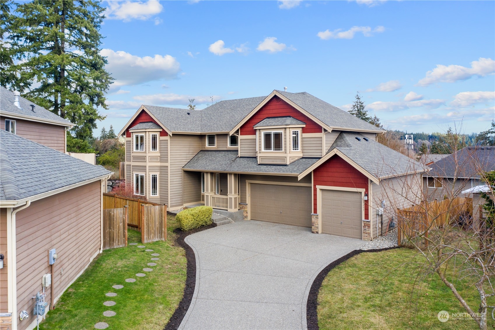 2205 239th Place Southwest Bothell, WA 98021 - Photo 1 of 40 a view of a house with a sink and yard