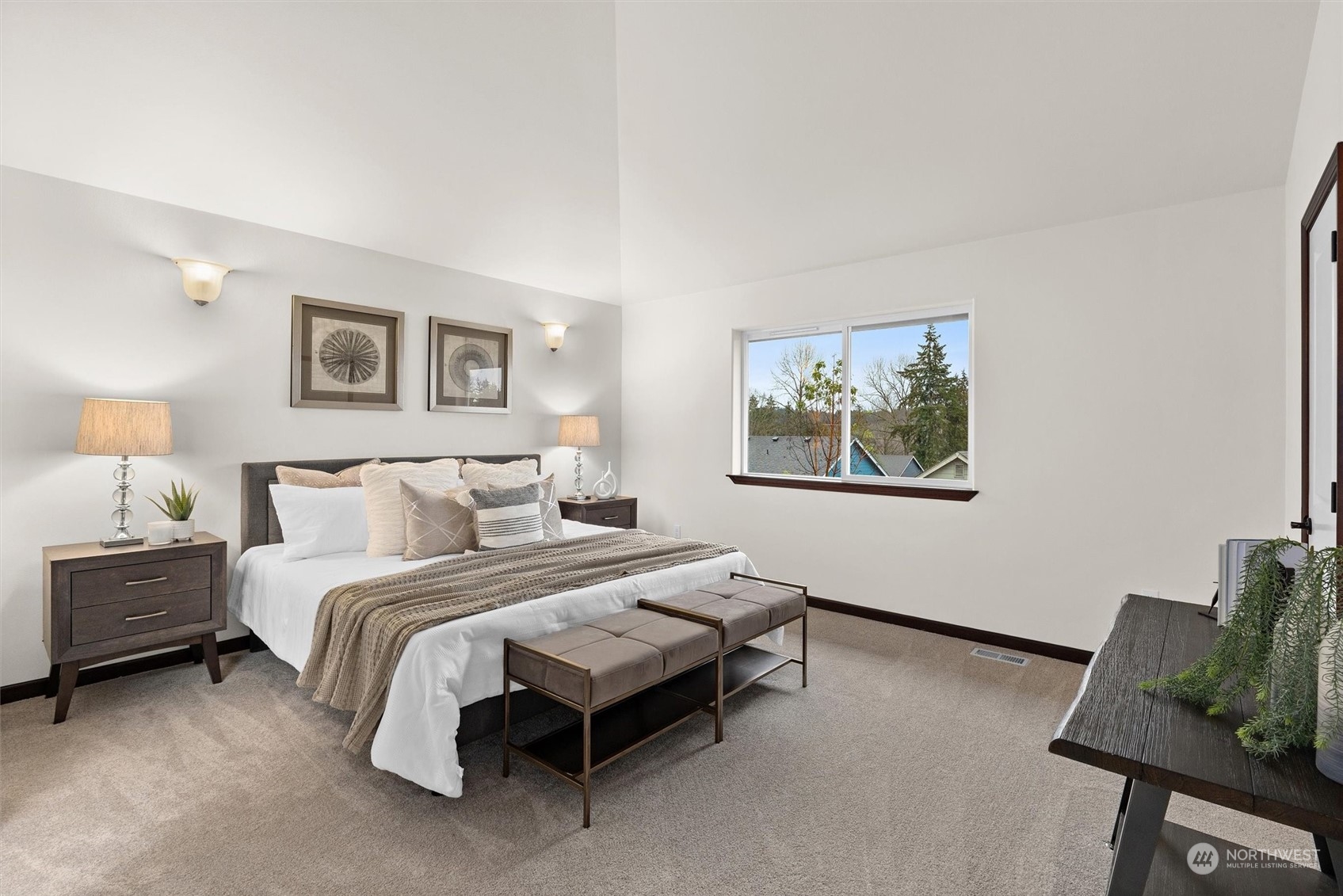 2205 239th Place Southwest Bothell, WA 98021 - Photo 2 of 40 a bedroom with a bed and a couch