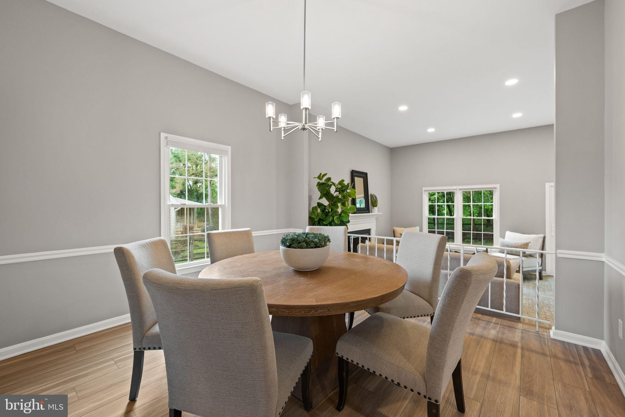 10028 Dellcastle Road Gaithersburg, MD 20886 - Photo 16 of 57 Formal dining room overlooking the family room