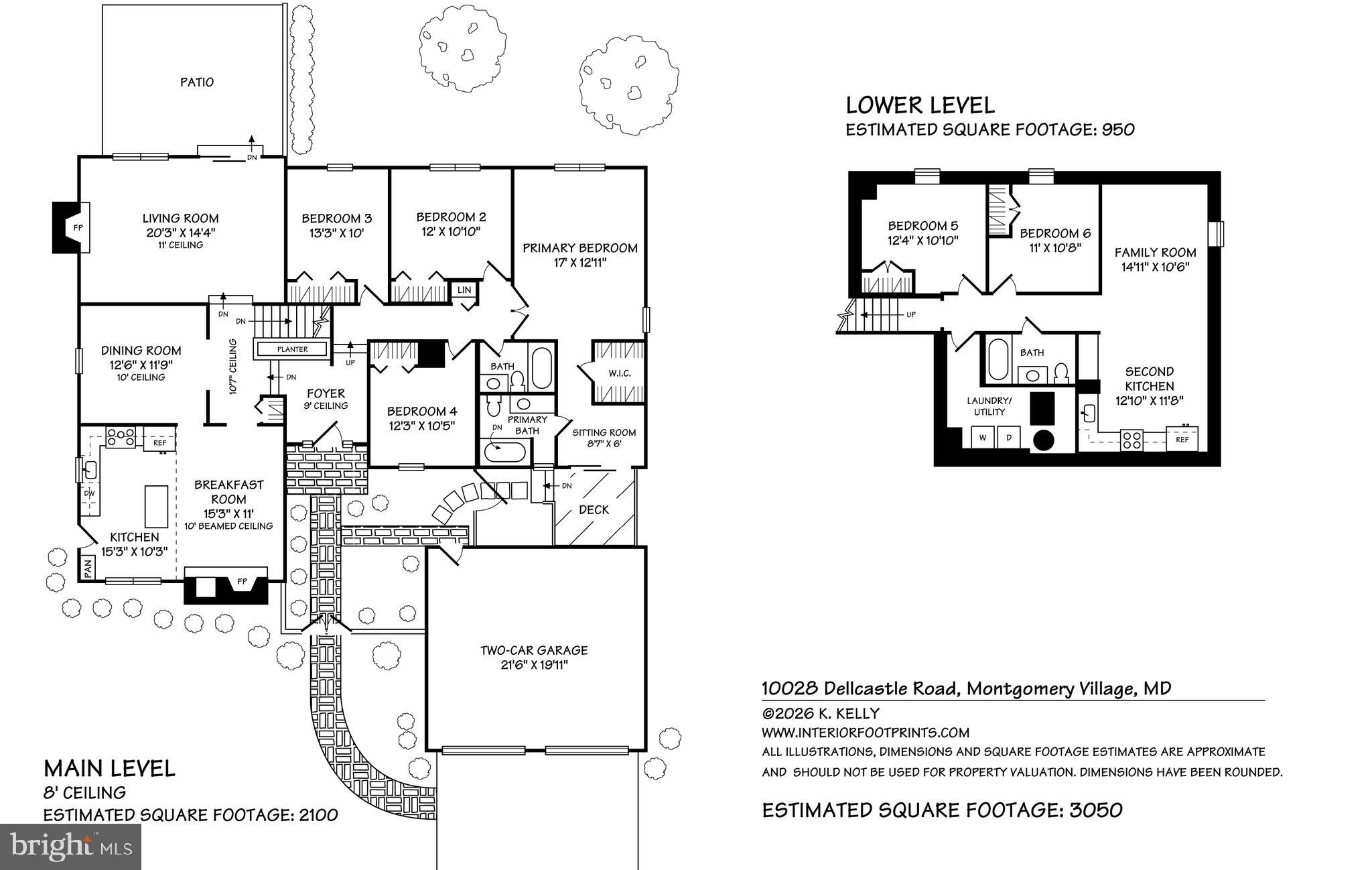 10028 Dellcastle Road Gaithersburg, MD 20886 - Photo 57 of 57 Floor plan