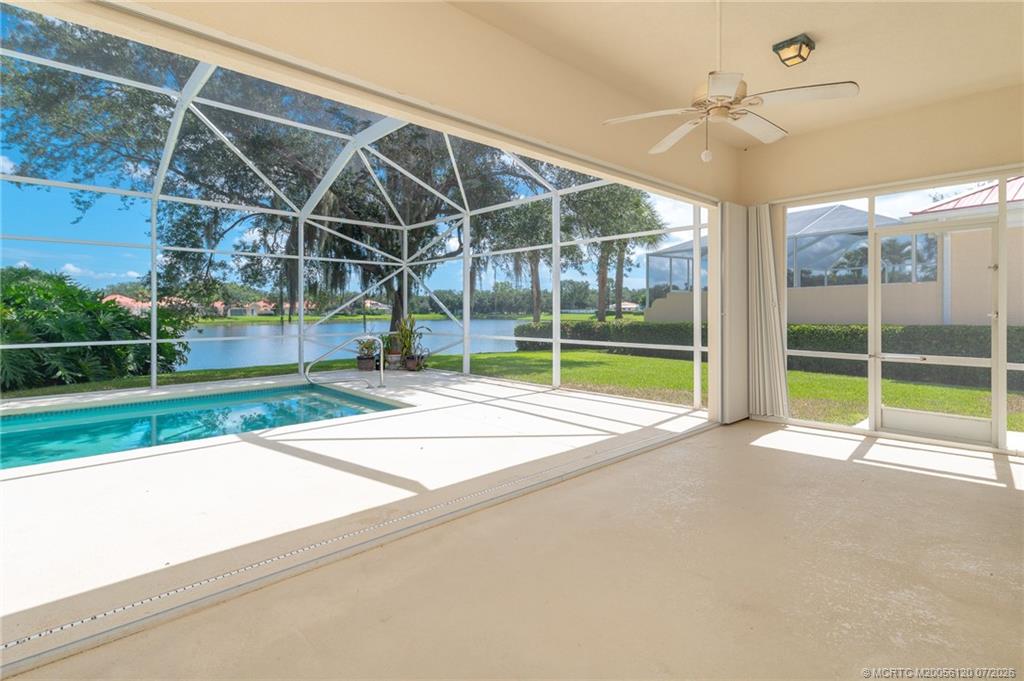 1313 Southwest Balmoral Trace Stuart, FL 34997 - Photo 54 of 70 Current condition - newly screened enclosure, patio is clean and ready for outdoor living