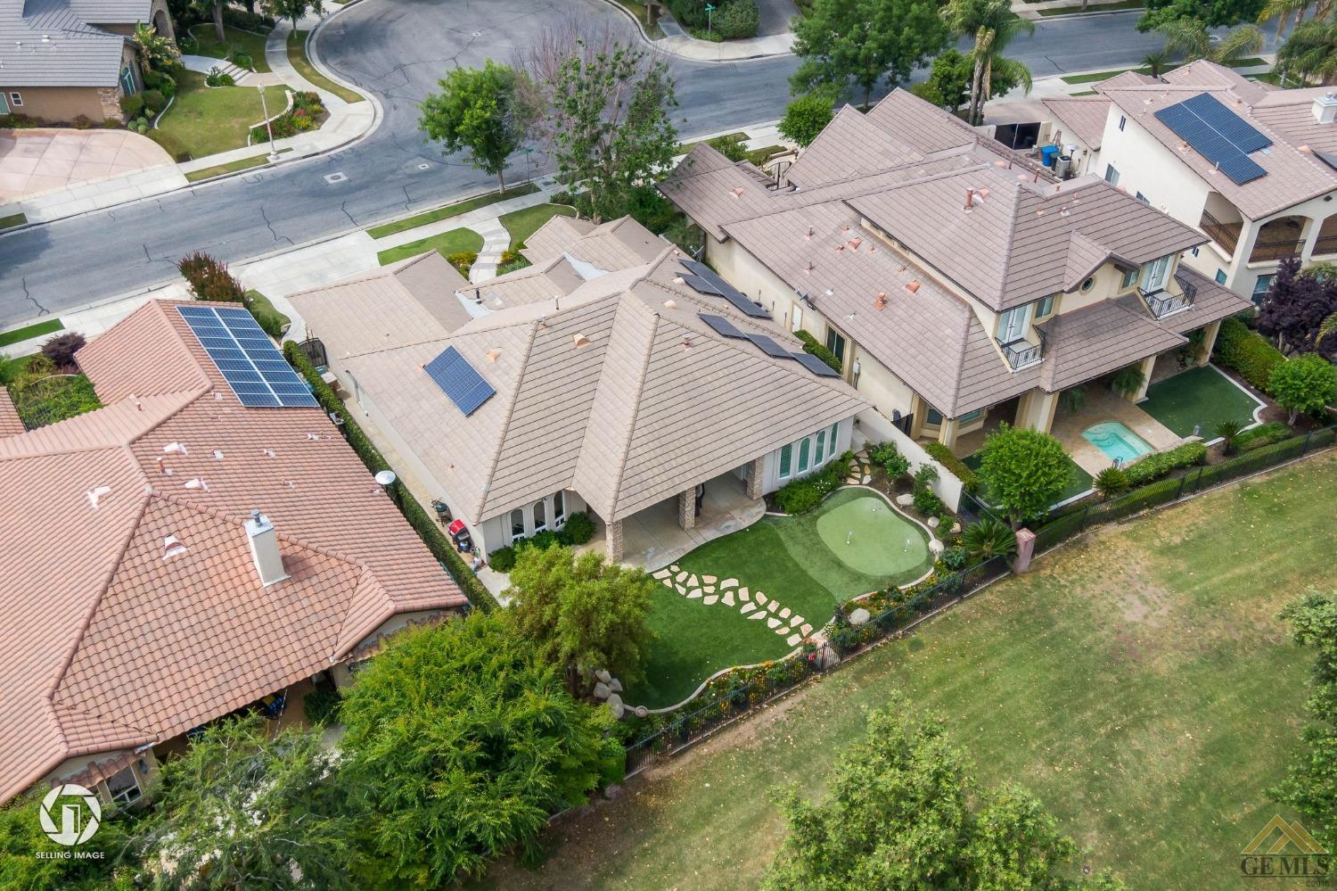 Undisclosed Address Bakersfield, CA 93311 - Photo 55 of 58 an aerial view of residential house with outdoor space and street view