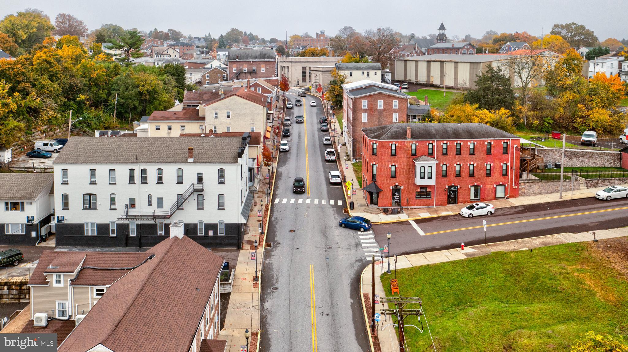 0 Main Street Royersford, PA 19468 - Photo 5 of 16 a view of building with outdoor space and seating area