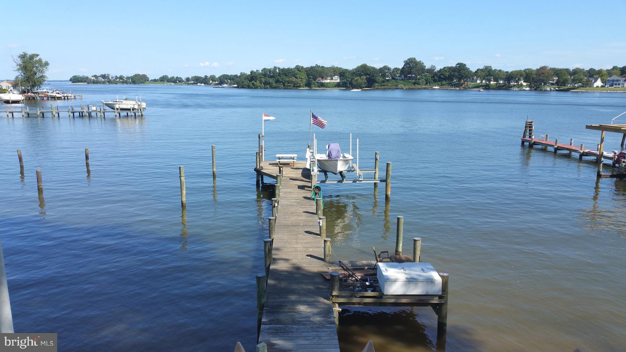 8227 Parkway Road Curtis Bay, MD 21226 - Photo 3 of 26 80' Pier on Stoney Creek