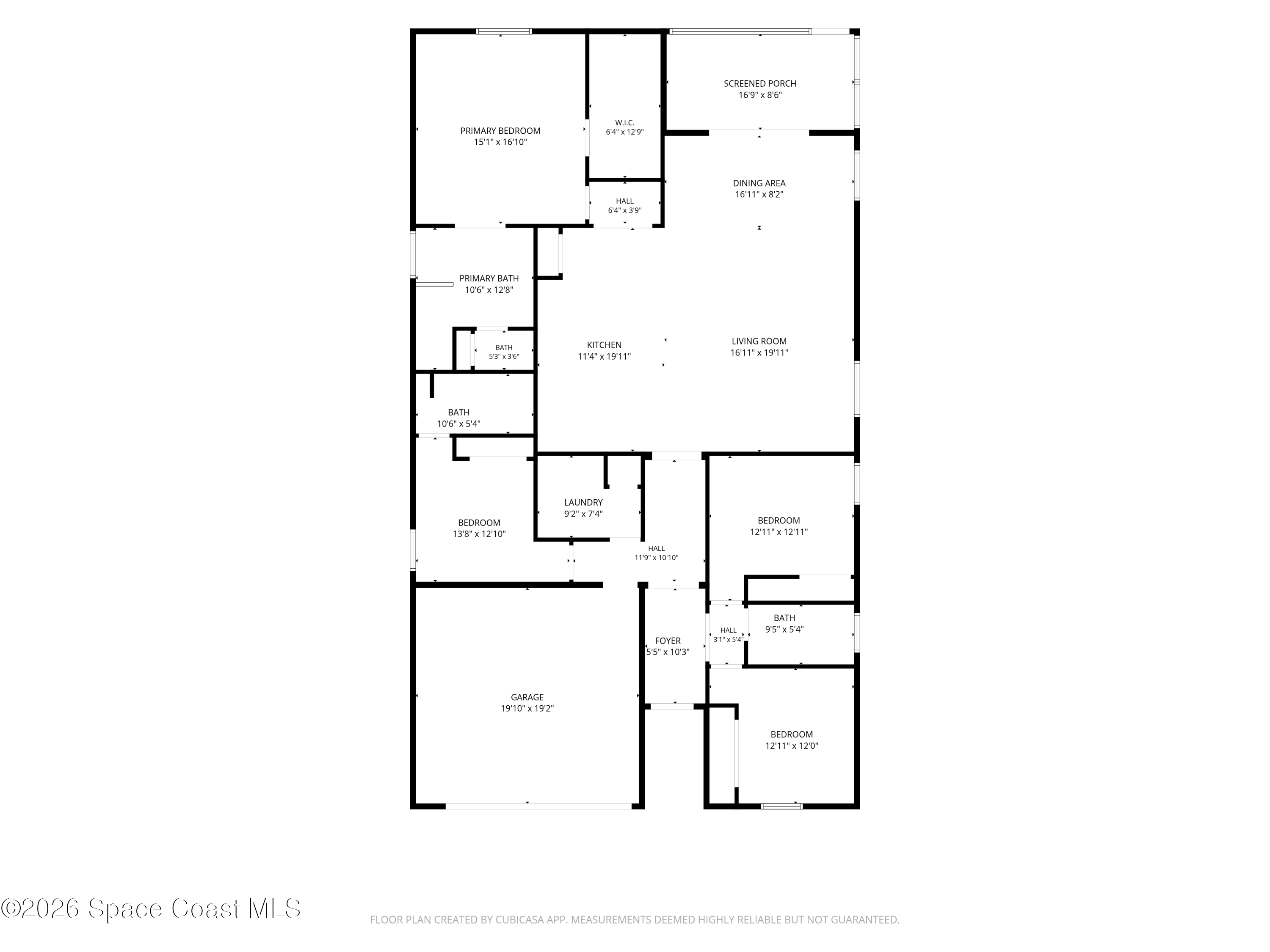 27 Gulfstream Way Satellite Beach, FL 32937 - Photo 26 of 26 a picture of a floor plan