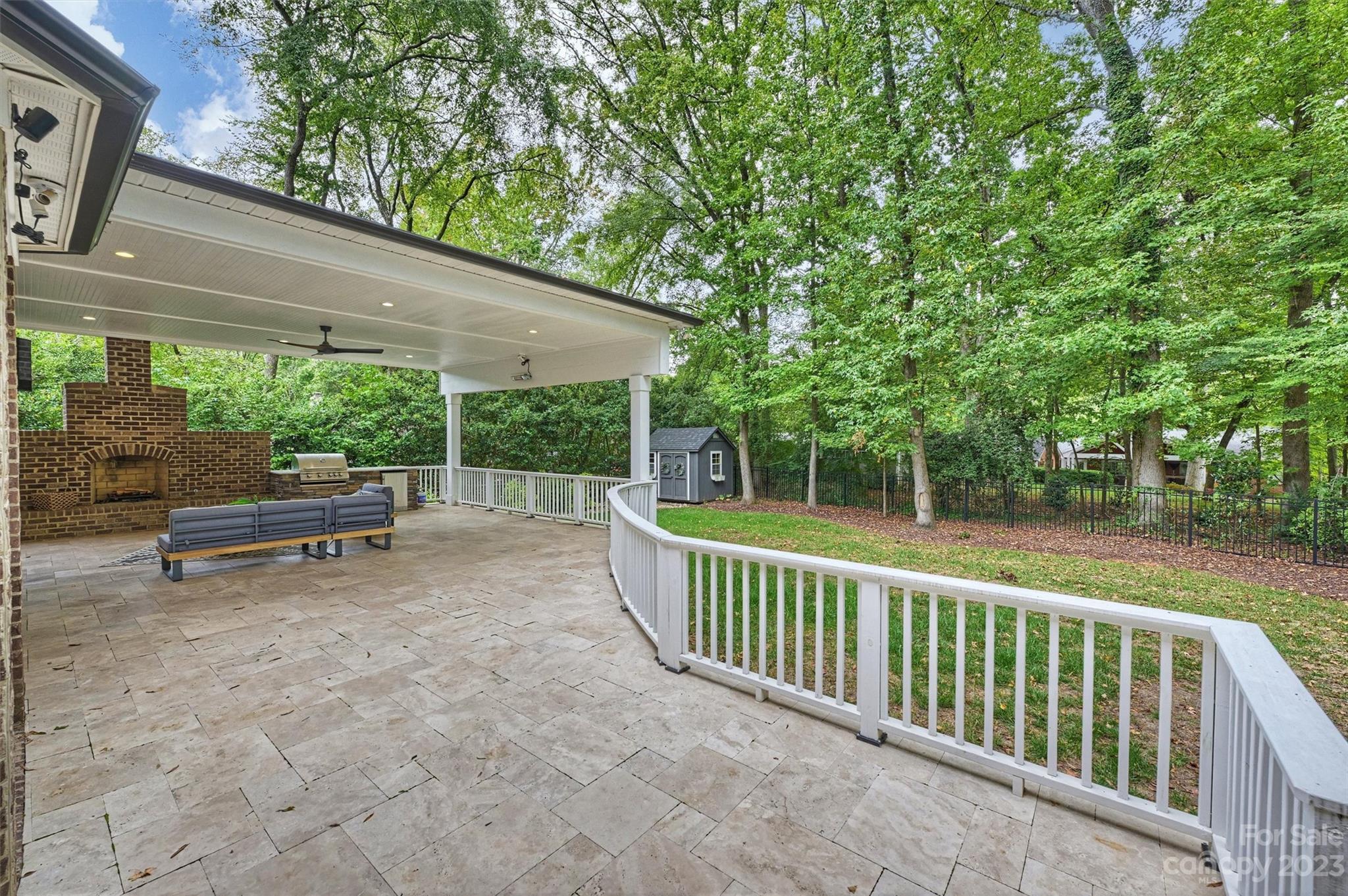 3118 Sharon View Road Charlotte, NC 28210 - Photo 20 of 48 a view of backyard with deck and garden