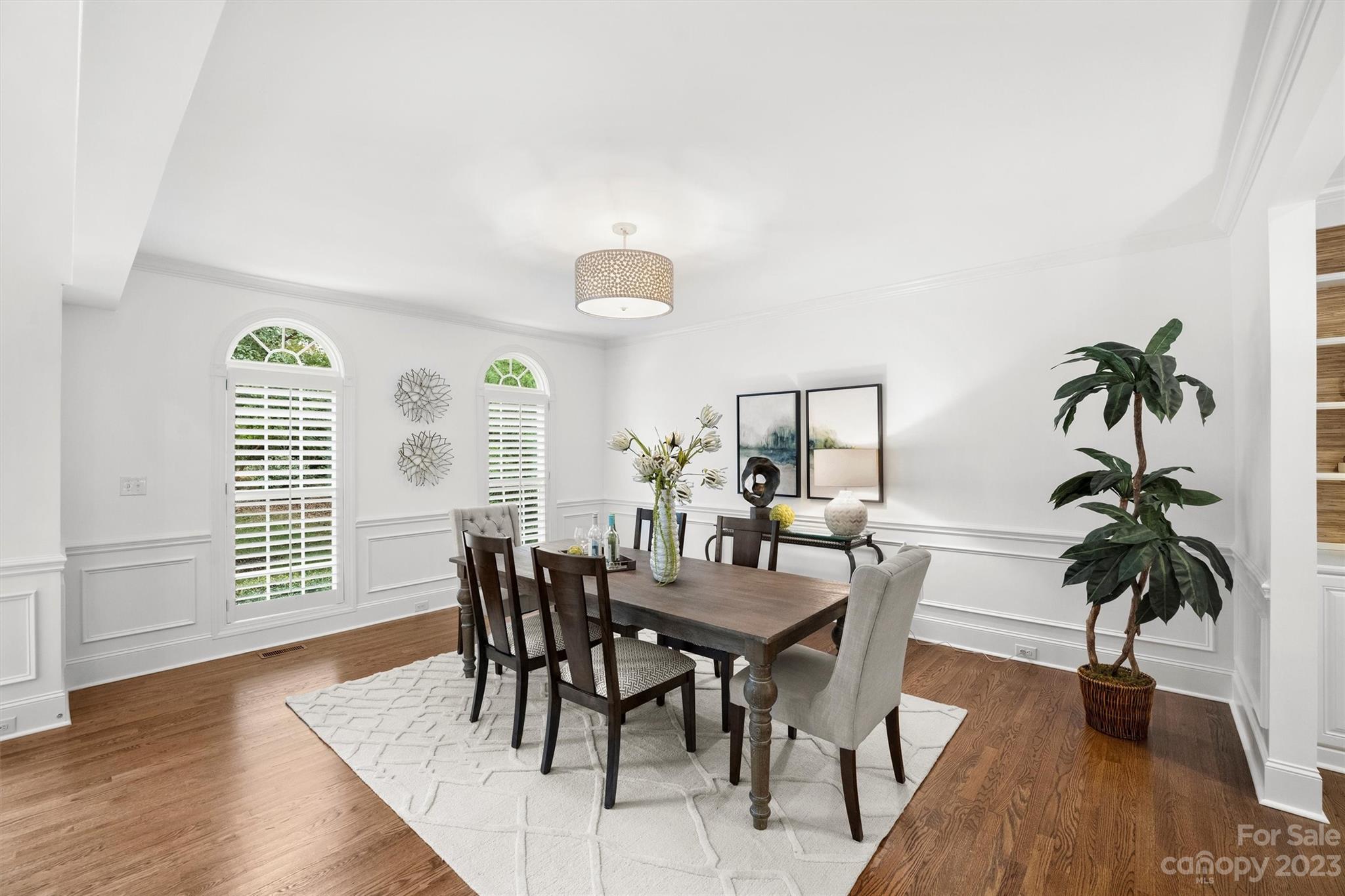 3118 Sharon View Road Charlotte, NC 28210 - Photo 46 of 48 a view of a dining room with furniture and wooden floor