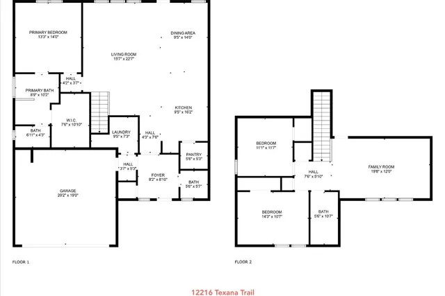 $2,450 | 12216 Texana Trail, Manor, TX 78653
