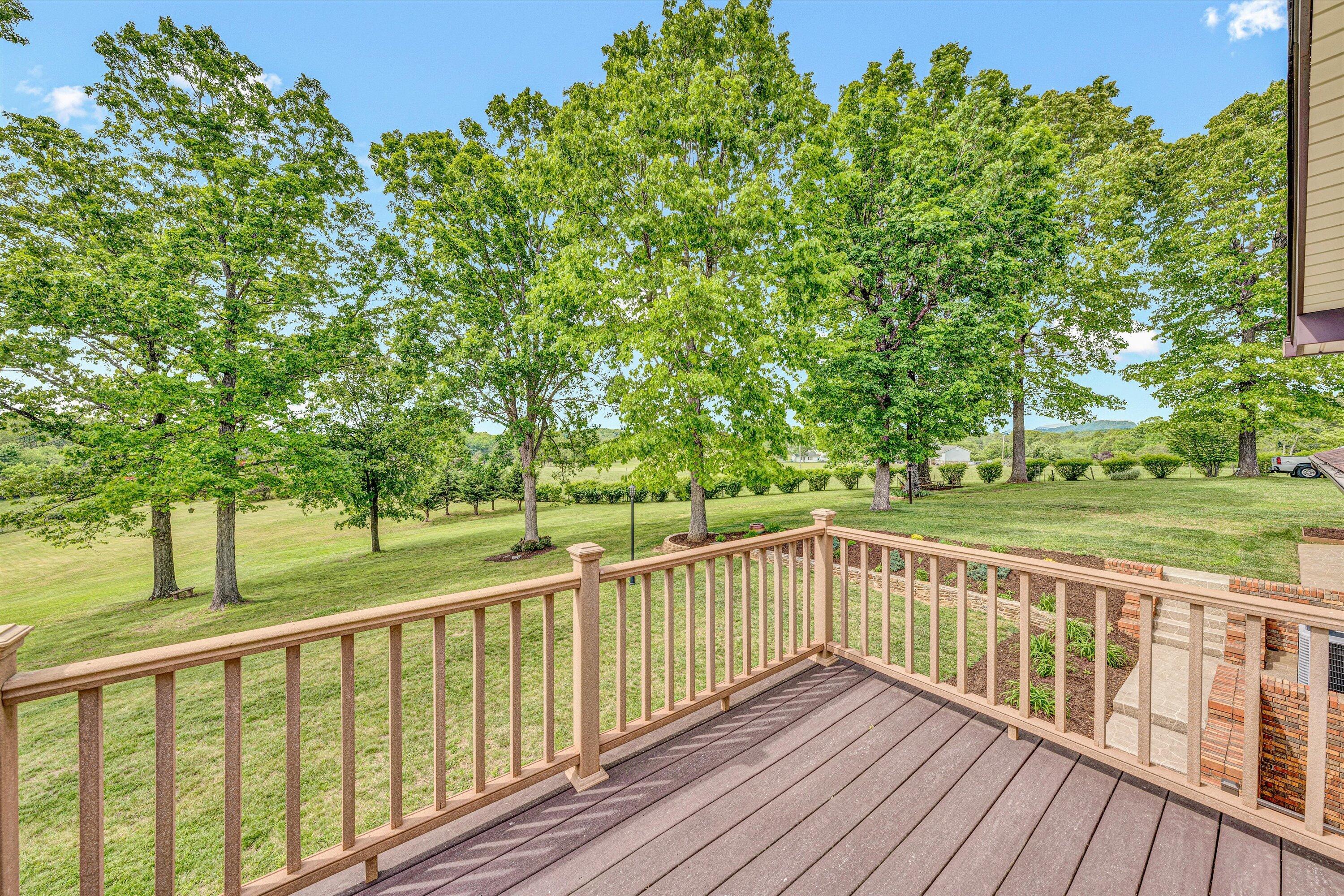 3229 Morgans Mill Road Goodview, VA 24095 - Photo 20 of 60 a view of a balcony with wooden floor