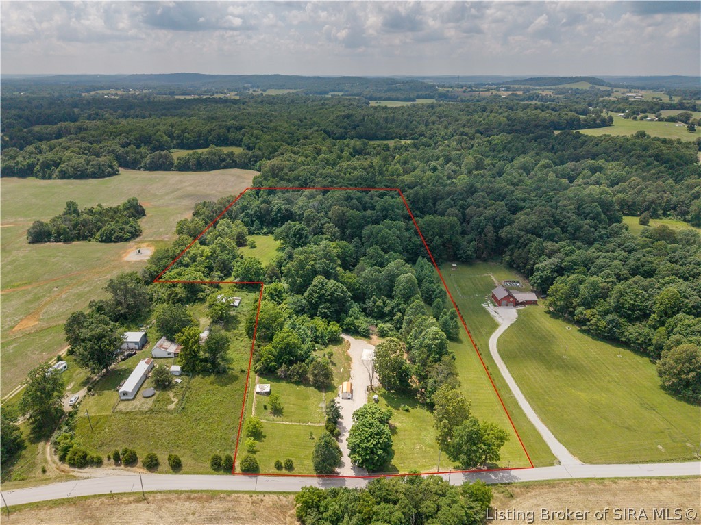 7425 Union Chapel Road Southeast Corydon, IN 47112 - Photo 1 of 7 Birds eye view