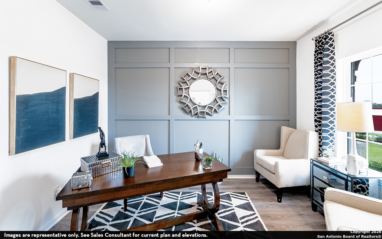 9005 Hazel Birch Elmendorf, TX 78112 - Photo 3 of 21 a living room with furniture and wooden floor