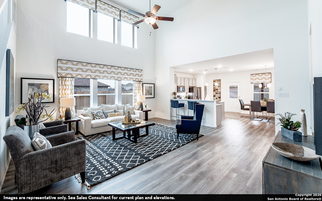 9005 Hazel Birch Elmendorf, TX 78112 - Photo 4 of 21 a living room with furniture and a large window