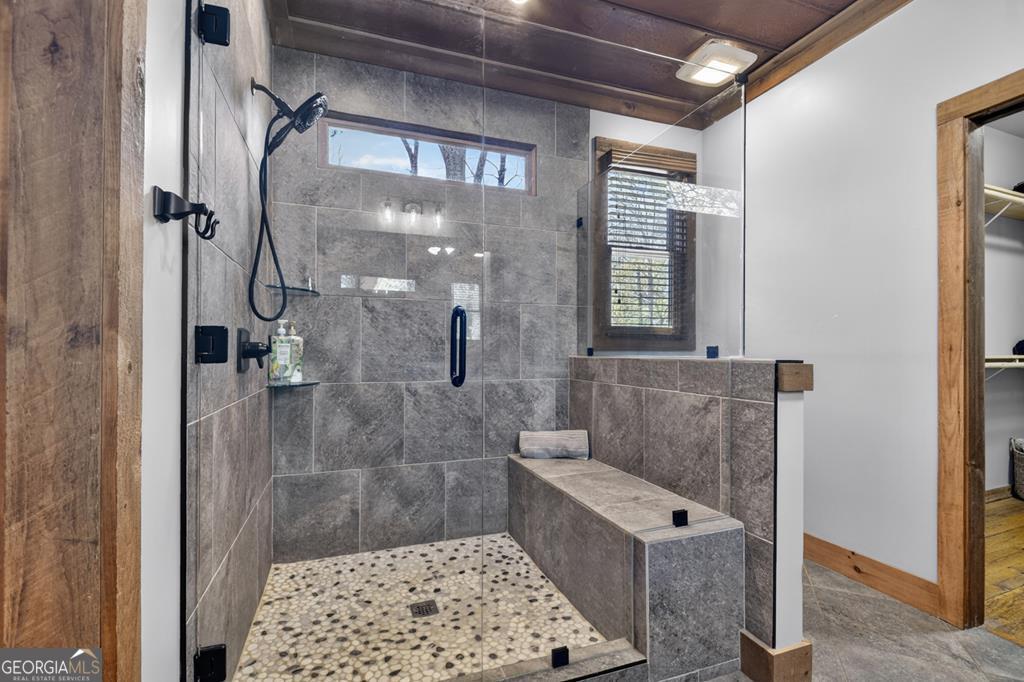 366 Shepherds Lane Morganton, GA 30560 - Photo 45 of 79 a bathroom with a shower and a sink