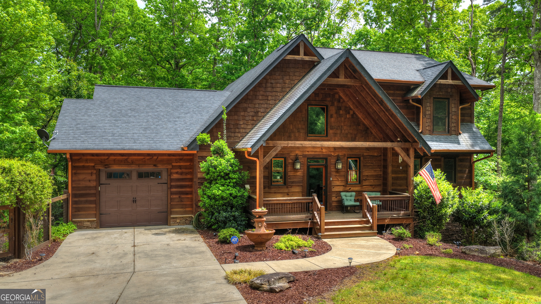 366 Shepherds Lane Morganton, GA 30560 - Photo 50 of 79 a front view of a house with garden